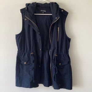 Navy utility military vest